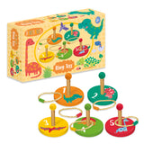 Dinosaurs Children's Wooden Ring Toss Set - Fun For All The Family