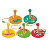 Dinosaurs Children's Wooden Ring Toss Set - Fun For All The Family