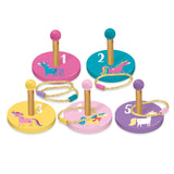 Unicorns Children's Wooden Ring Toss Set - Fun For All The Family