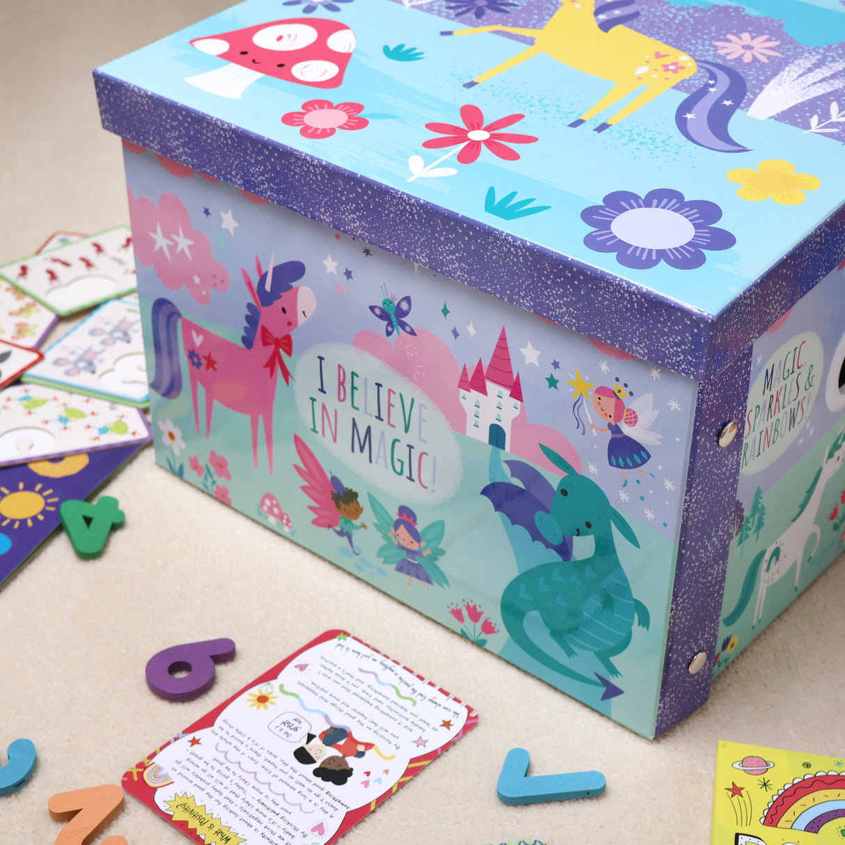 Magical Creatures Collapsible Storage Box