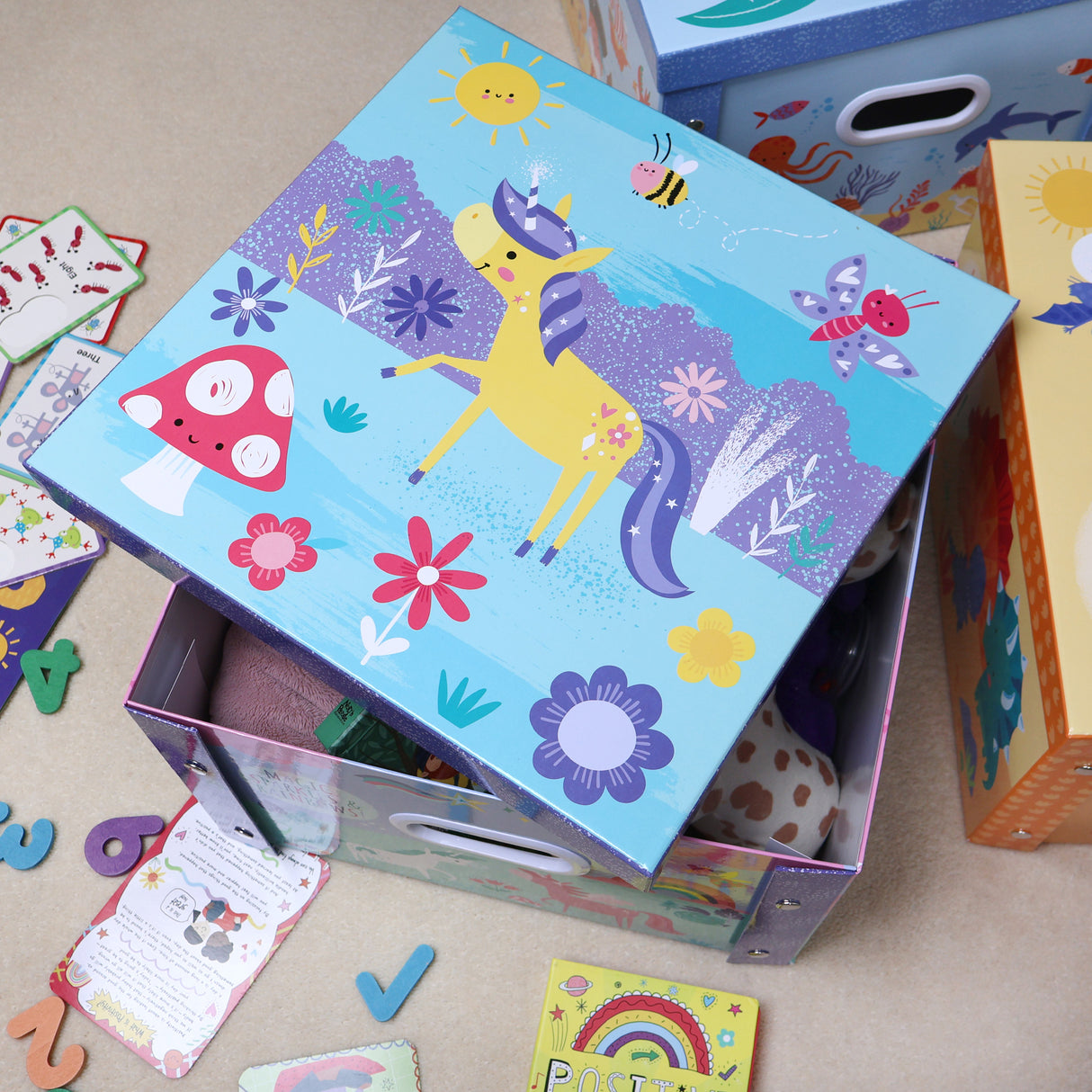 Magical Creatures Collapsible Storage Box