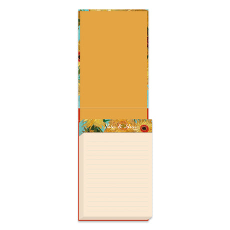 Van Gogh Sunflowers Flip Up Notepad