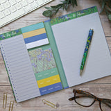 Van Gogh Irises A5 Planner and Notepad with Sticky Notes