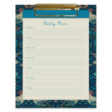 William Morris Birds Weekly Planner Clipboard & Notepad Set