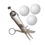 Gentleman’s Emporium Golf Tin Set - Gift Set for Golf Enthusiasts - Includes Multi-Tool and 3 Golf Balls