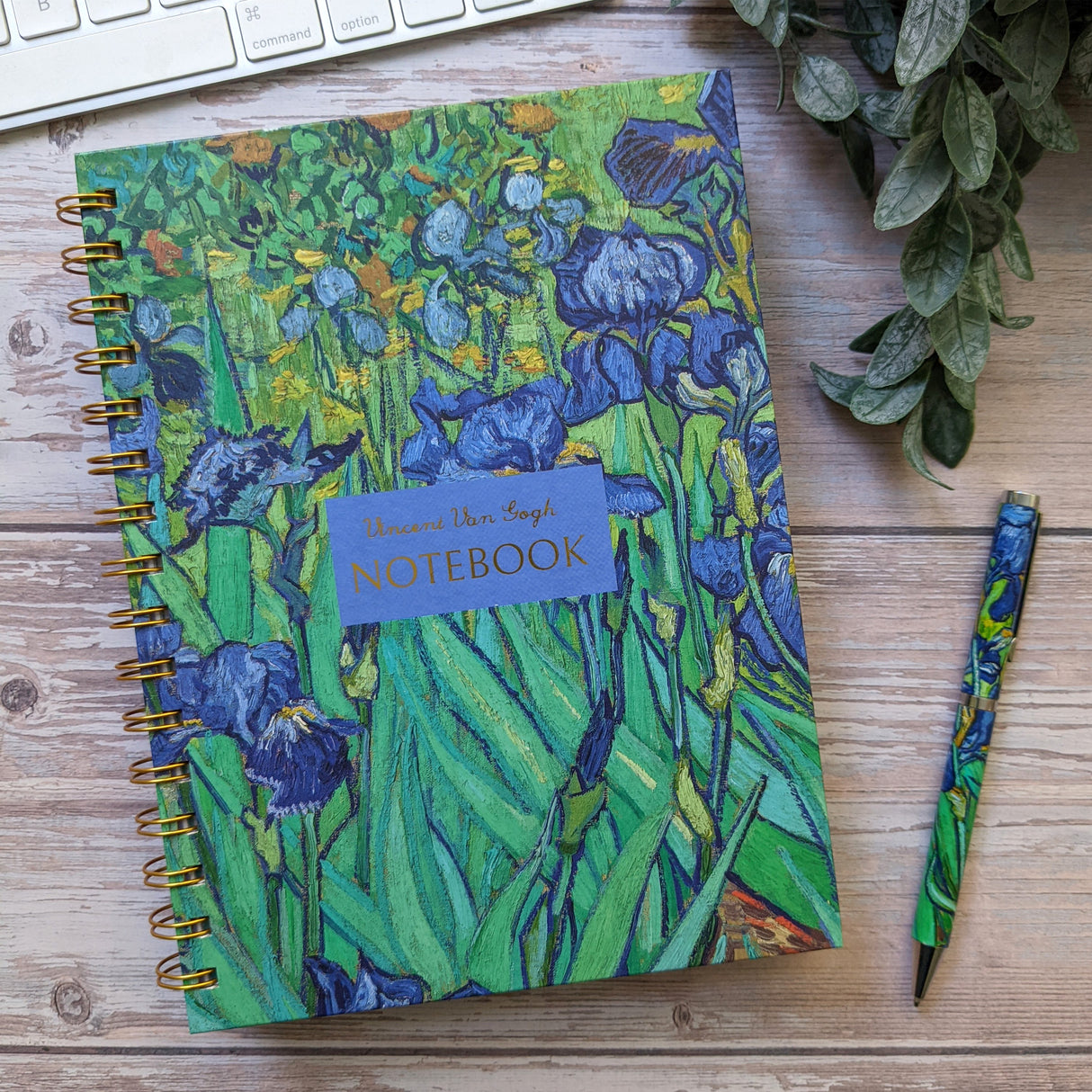 Van Gogh Irises A5 Notebook With Dividers