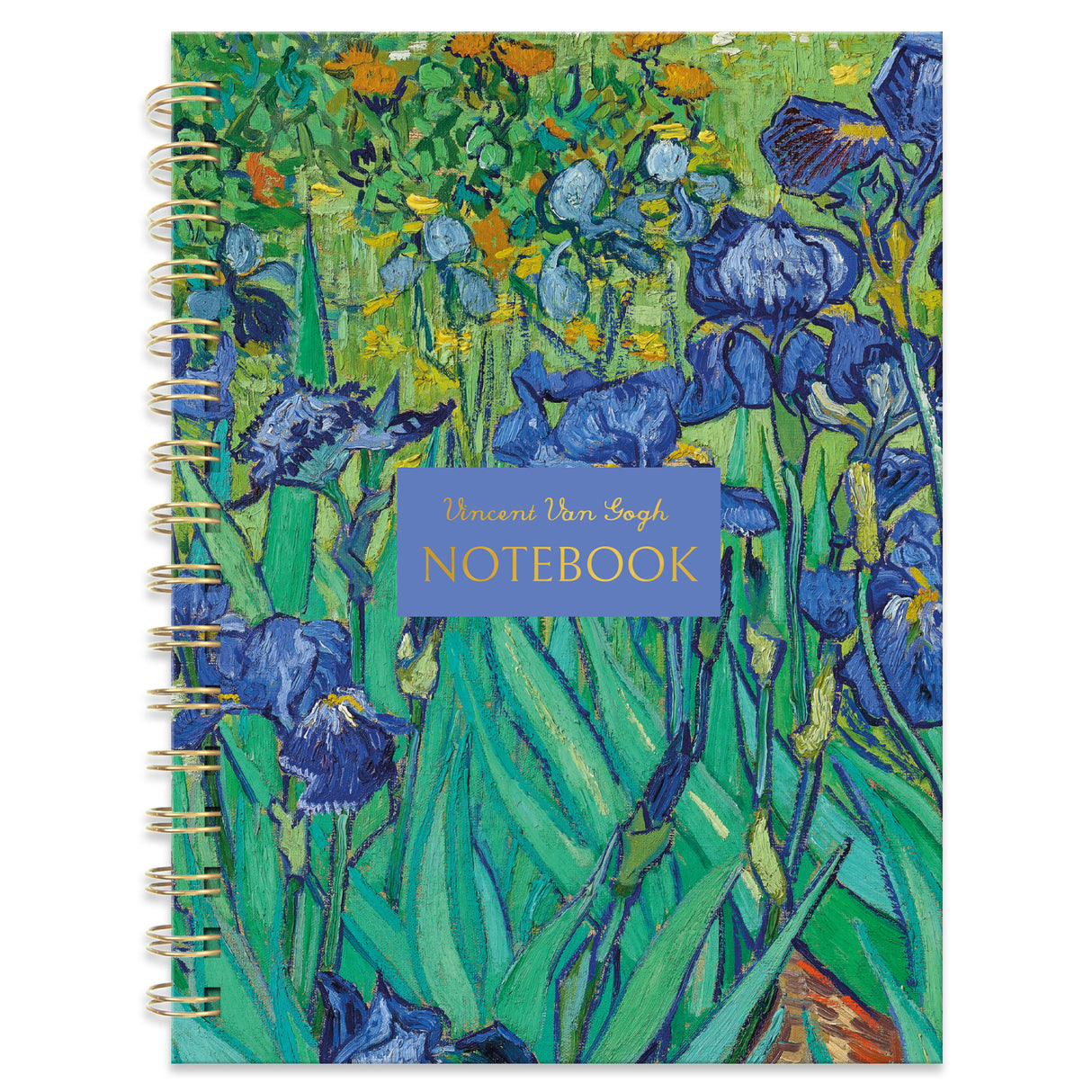 Van Gogh Irises A5 Notebook With Dividers