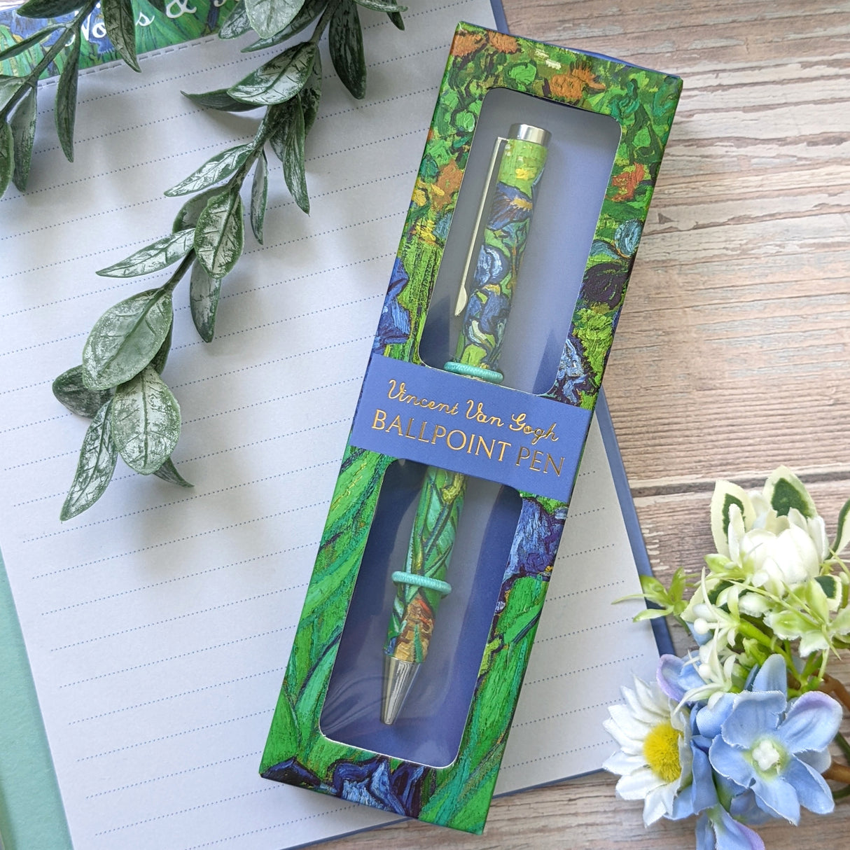 Van Gogh Irises Ballpoint Pen In Gift Box