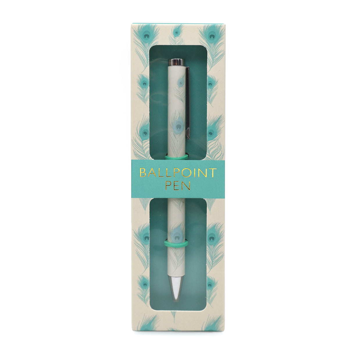 Peacock Feathers Ballpoint Pen In Gift Box