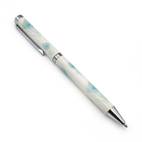 Peacock Feathers Ballpoint Pen In Gift Box