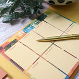 Paul Klee Weekly Planner Organiser With Sticky Notes