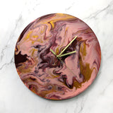 Luxe Décor Paint Pouring Canvas Wall Clock Kit