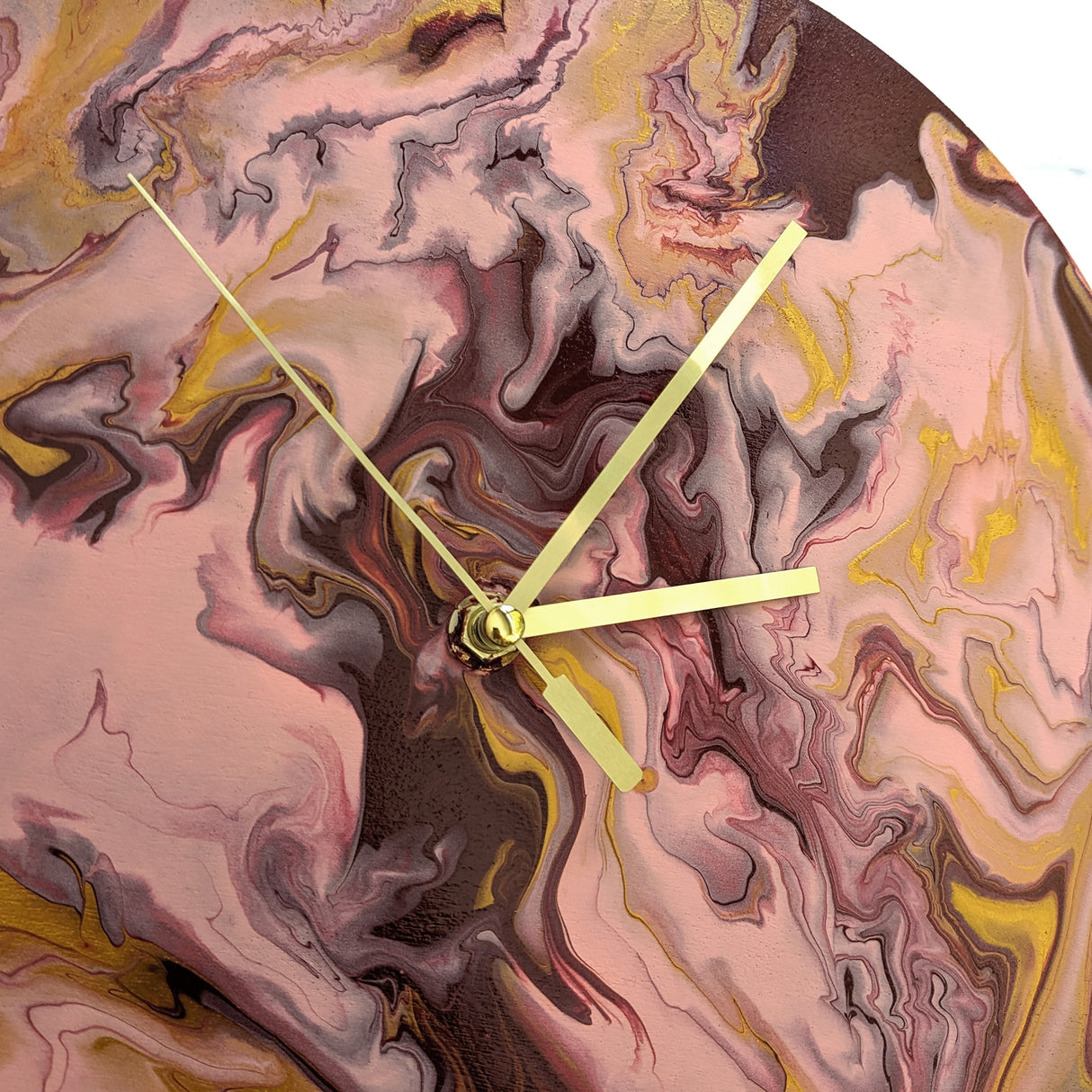 Luxe Décor Paint Pouring Canvas Wall Clock Kit