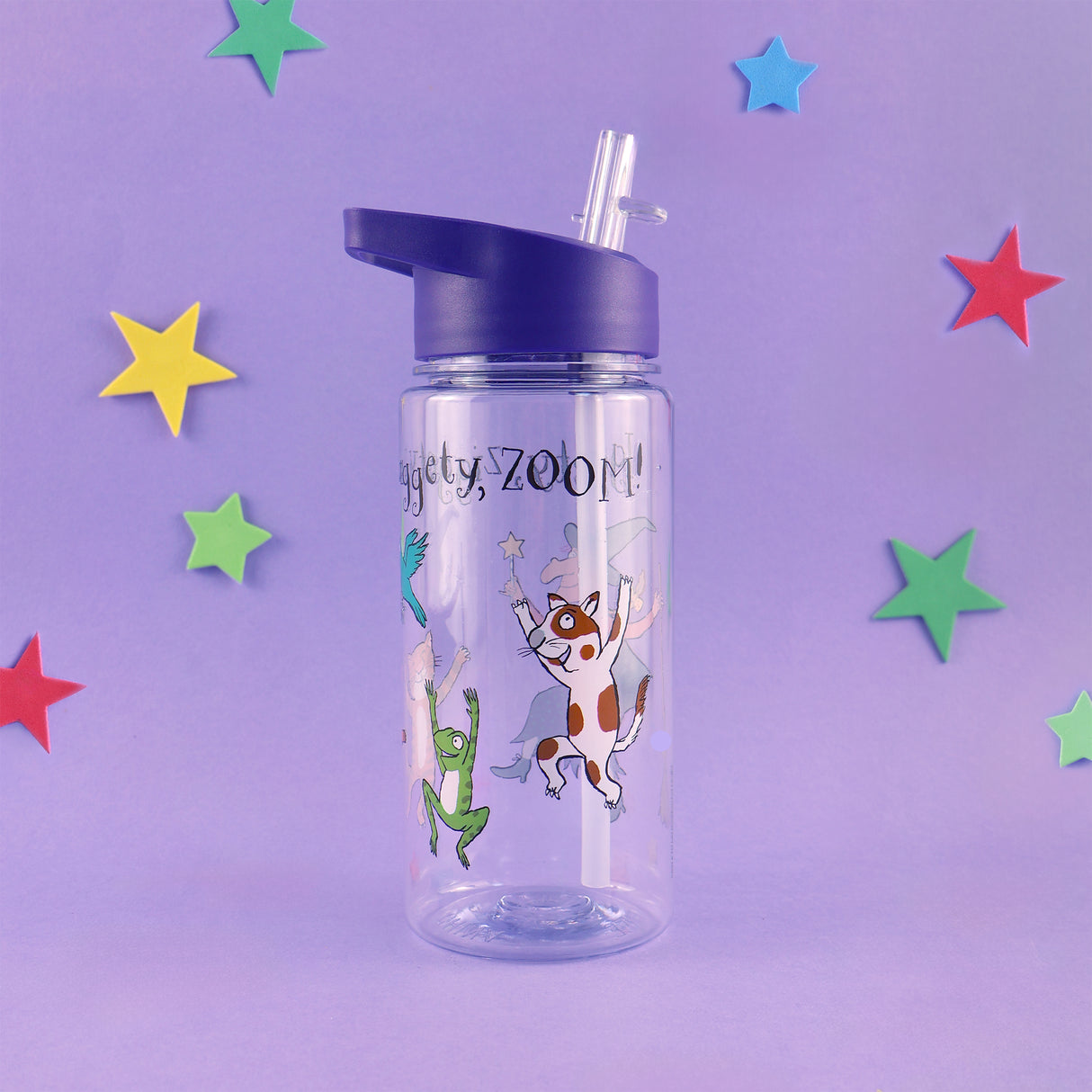 Room On The Broom Children’s Water Bottle - 500ml and BPA Free - Perfect for Young Children