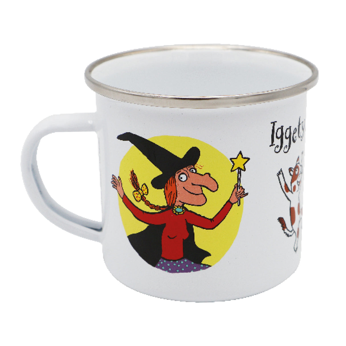 Room On The Broom Enamel Mug