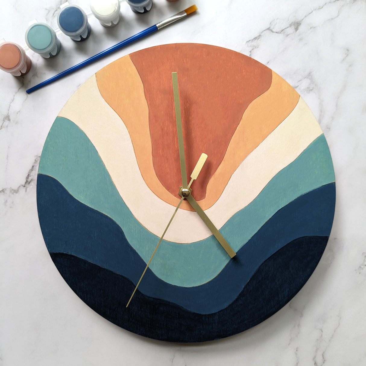 Luxe Décor Wooden Clock Painting Kit