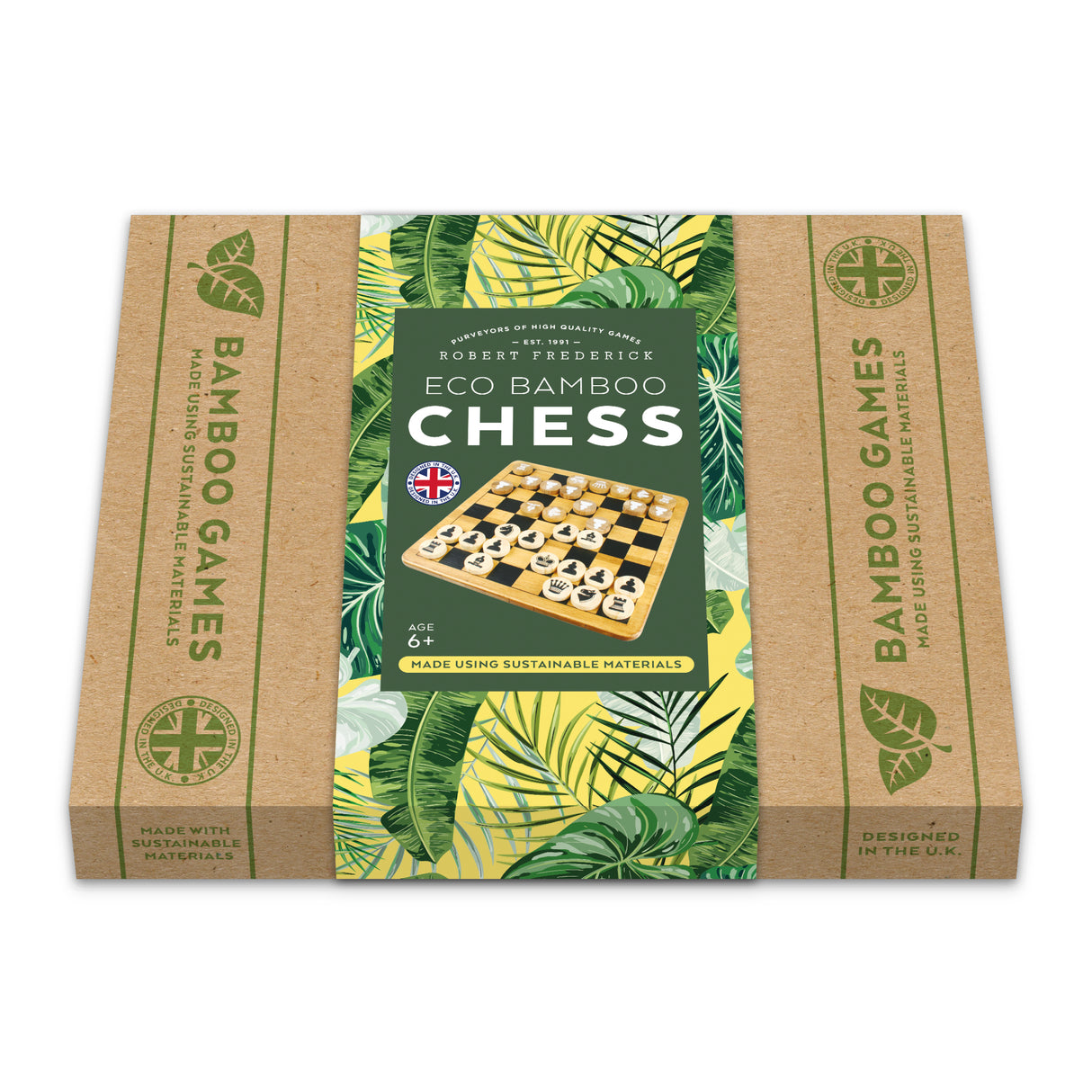 Bamboo Chess Set - Made Using Sustainable Materials