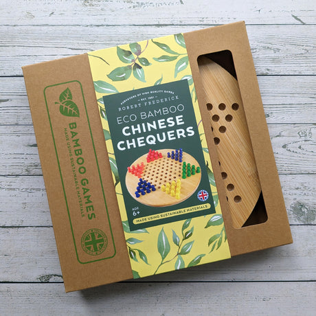 Bamboo Chinese Chequers Set - Made Using Sustainable Materials