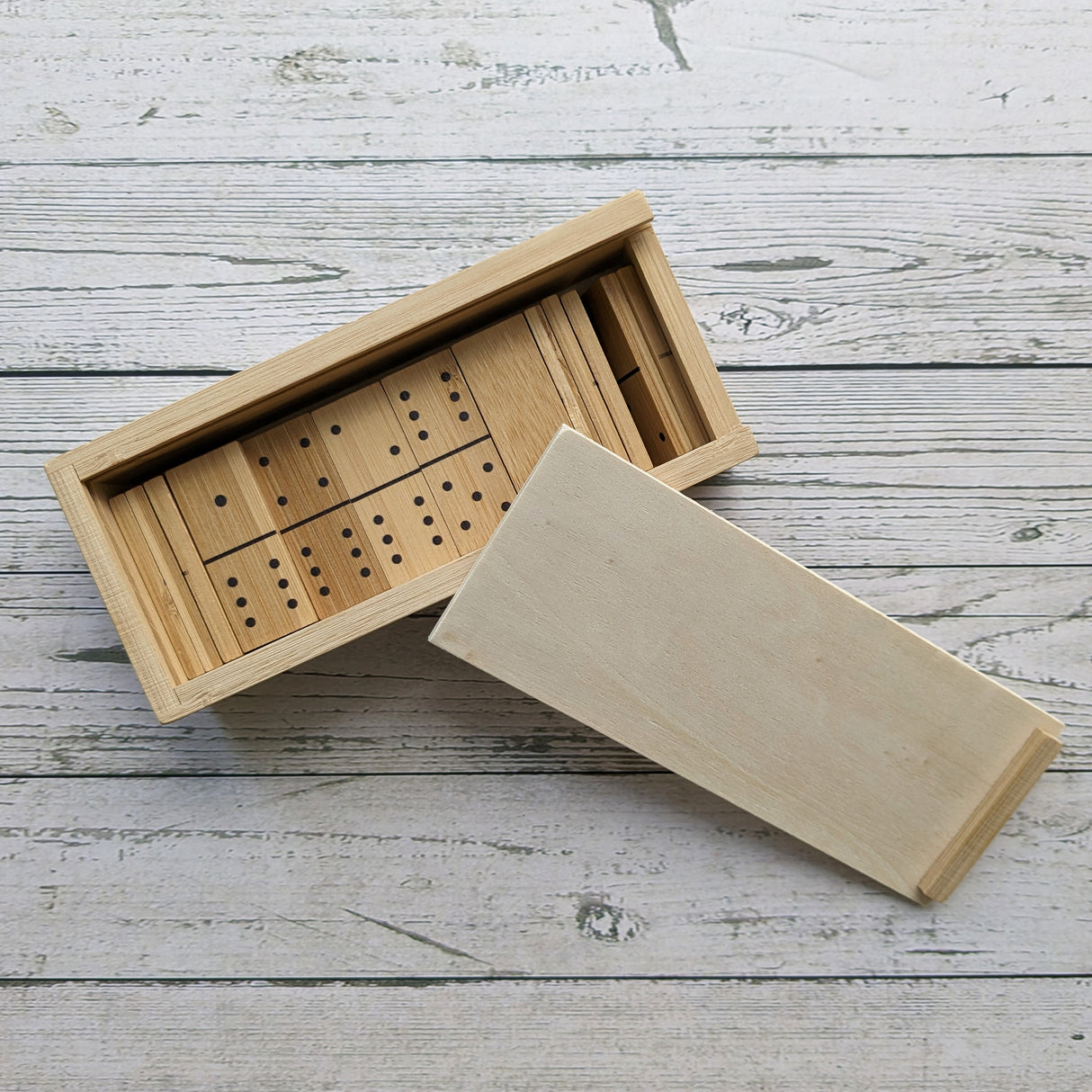 Bamboo Dominoes Set - Made Using Sustainable Materials