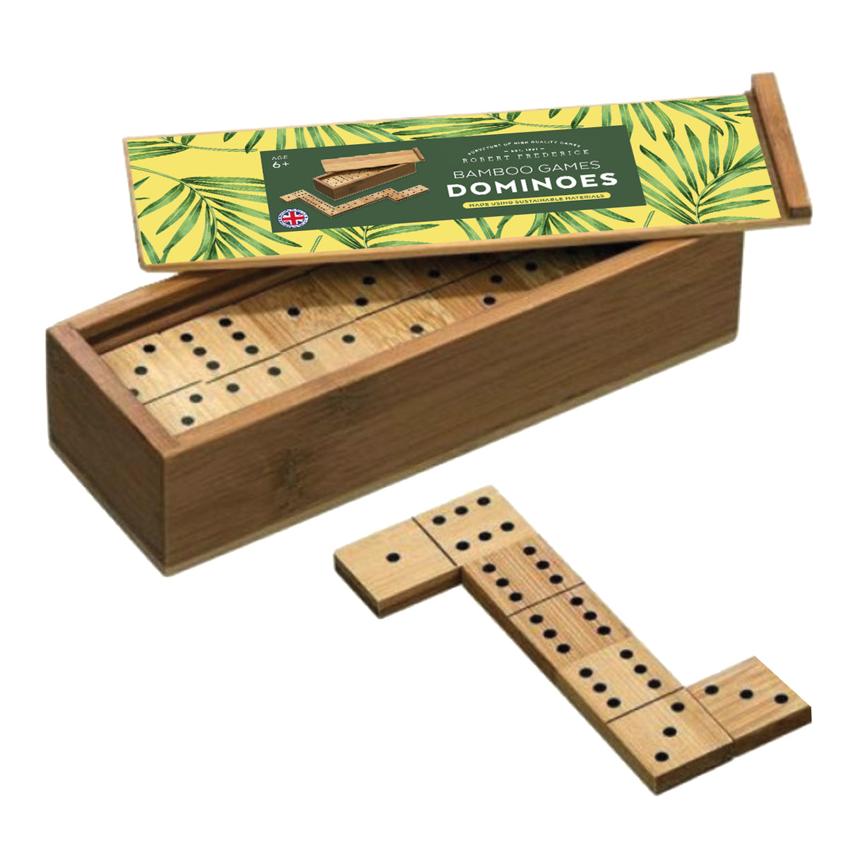 Bamboo Dominoes Set - Made Using Sustainable Materials