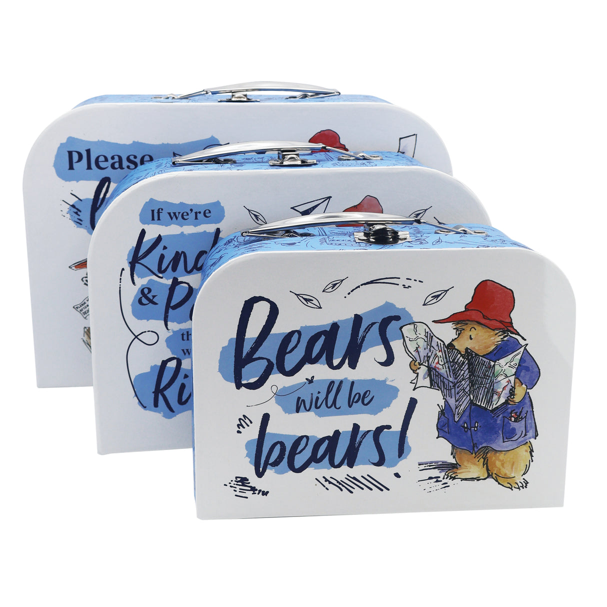 Paddington Children's Triple Carry Case Set