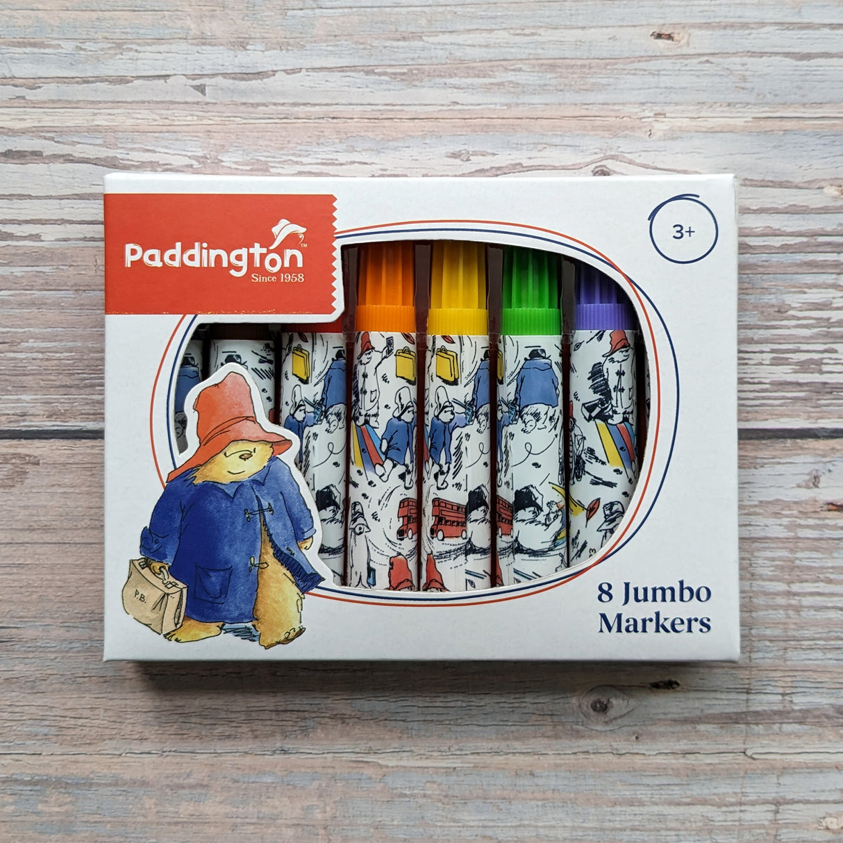 Paddington Set of 8 Jumbo Marker Pens