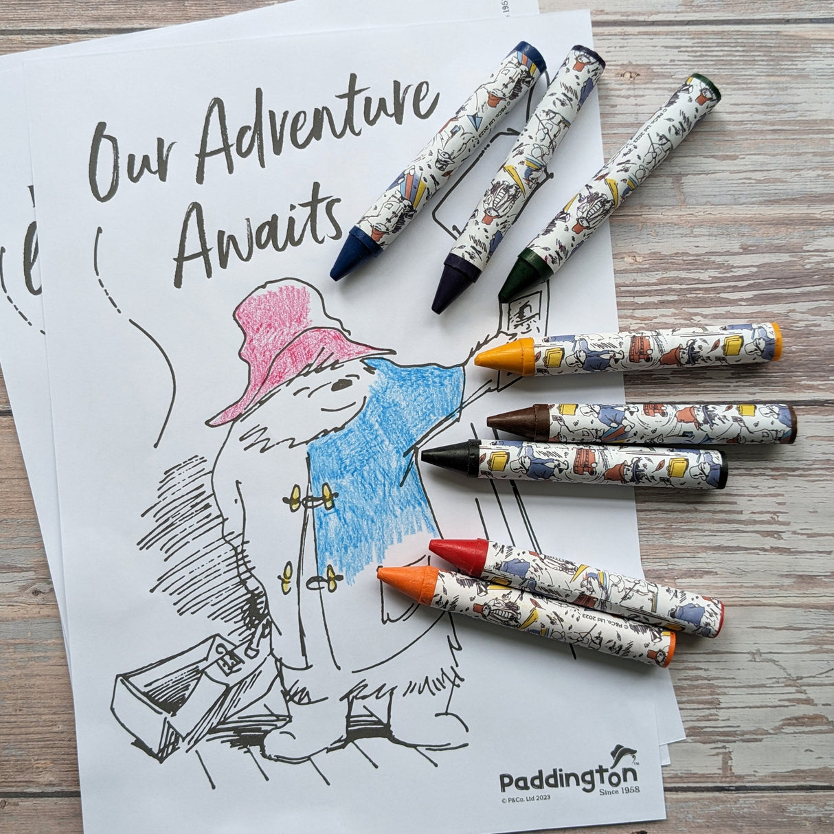 Paddington Set of 8 Jumbo Crayons