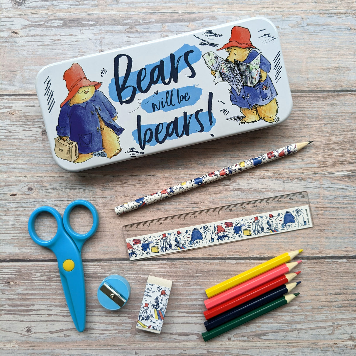 Paddington Children’s Stationery Tin Set