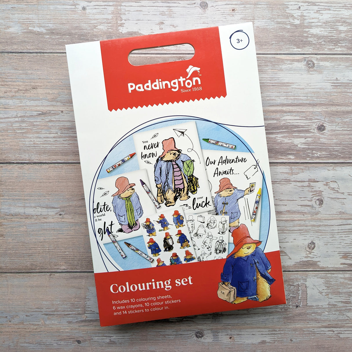 Paddington Children's Colouring Set - Includes Crayons and Stickers