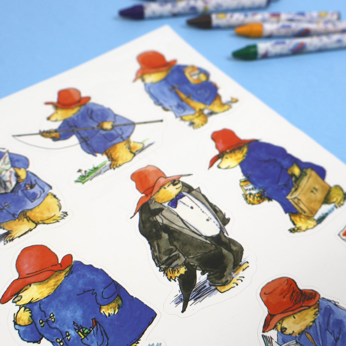 Paddington Children's Colouring Set - Includes Crayons and Stickers