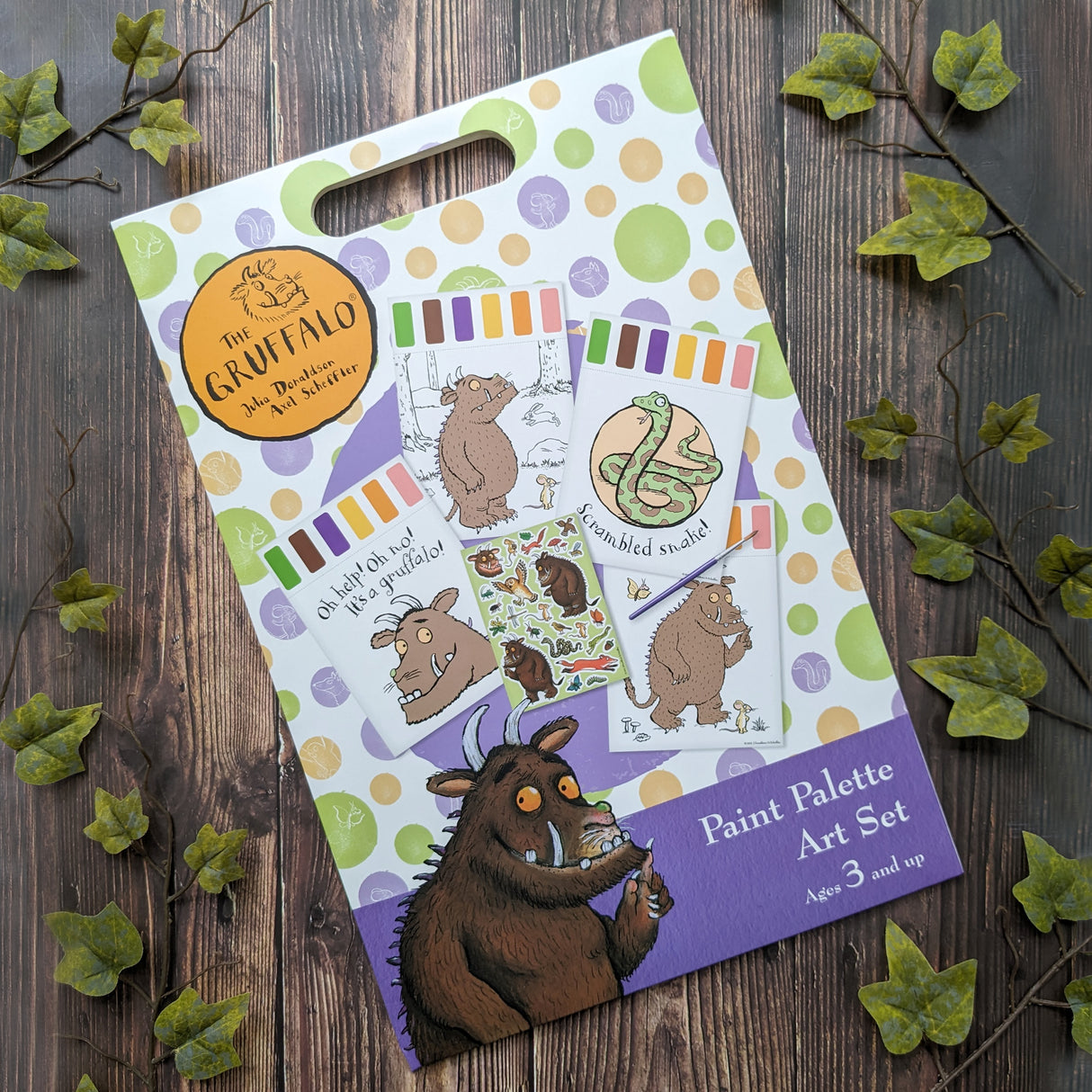 The Gruffalo Paint Palette Art Set - Just Add Water