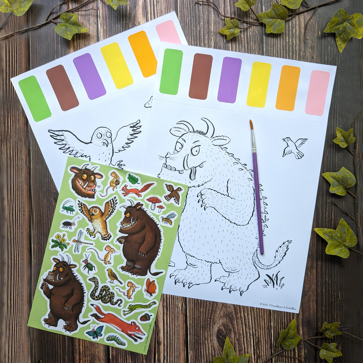 The Gruffalo Paint Palette Art Set - Just Add Water