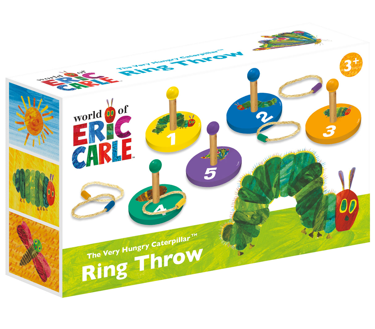 The Very Hungry Caterpillar Children's Wooden Ring Toss Set - Fun For All The Family