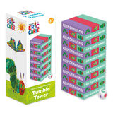 The Very Hungry Caterpillar Tumble Tower Game - Wooden Set With Dice