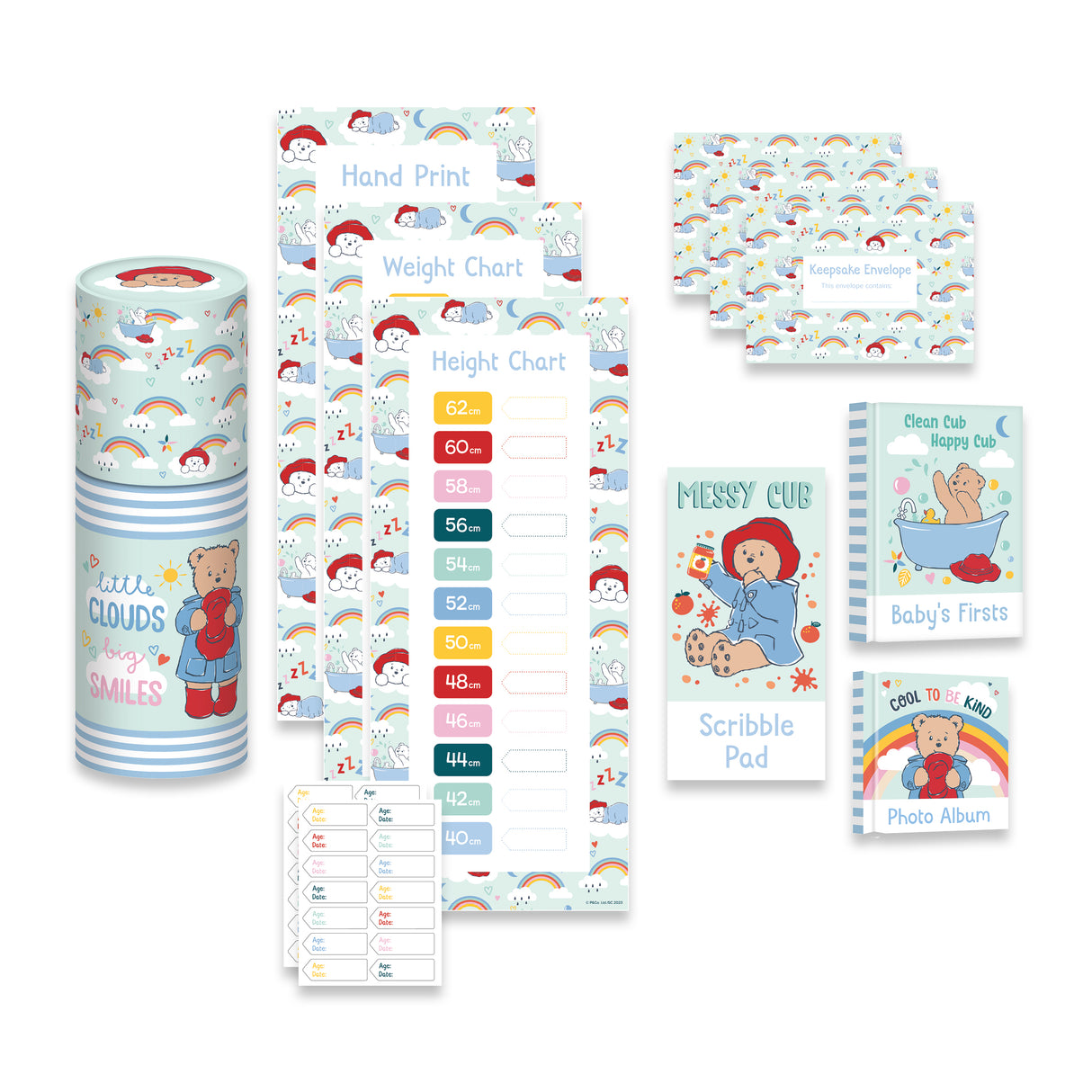 Paddington Baby Keepsake Capsule - Record Your Baby Milestones