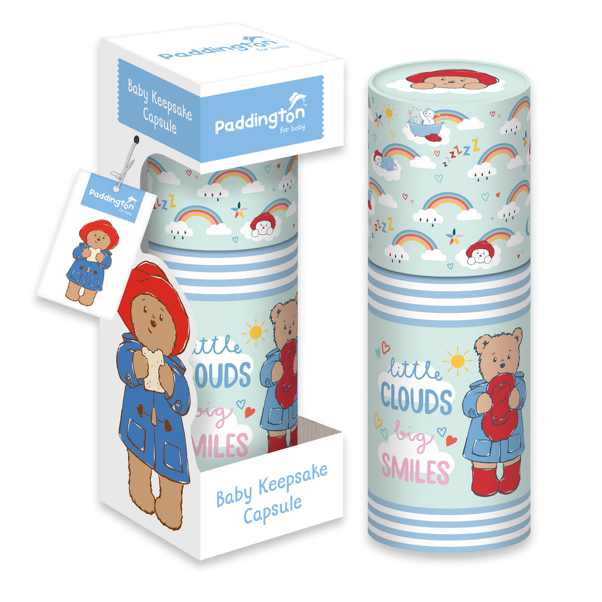 Paddington Baby Keepsake Capsule - Record Your Baby Milestones