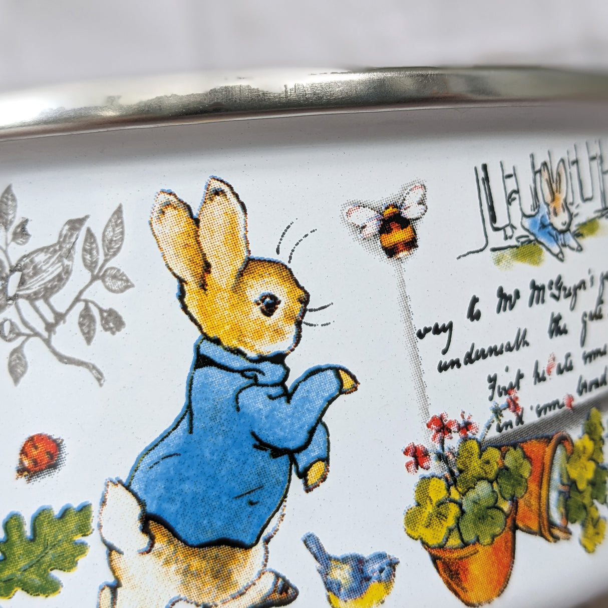 Peter Rabbit Enamel Bowl