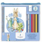 Peter Rabbit Children's Art Activity Wallet - With Sketchbook, Pencils and Stickers