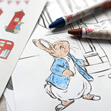 Peter Rabbit Children's Colouring Set With Crayons & Stickers