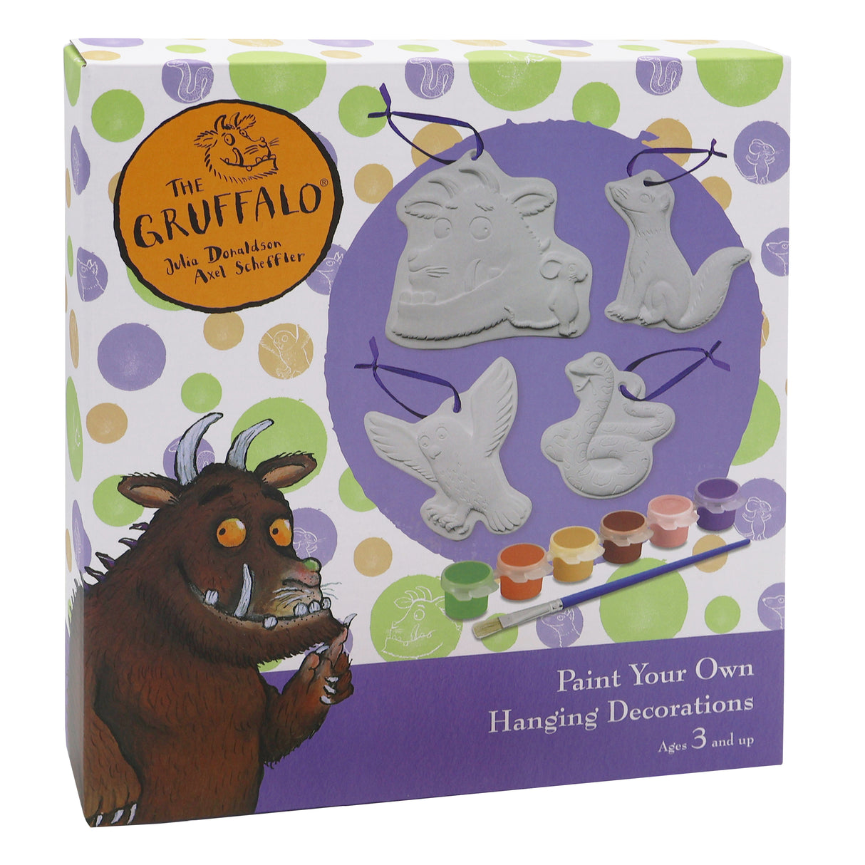 The Gruffalo Paint Your Own Hanging Decorations - Children's Craft Kit