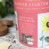 Flower Planter Kit - Includes Seeds, Peat Pots & Coir Pellets