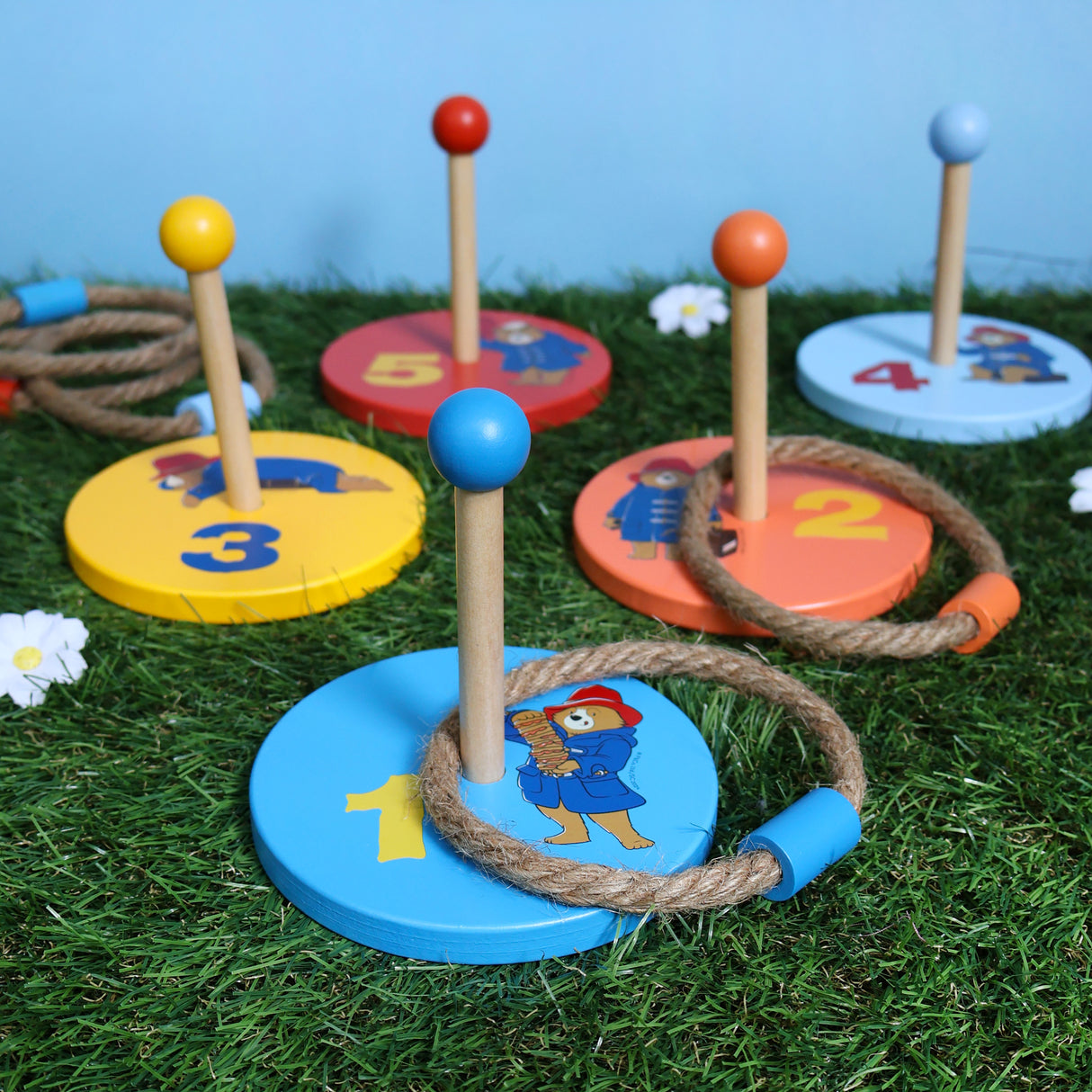 Paddington Children's Wooden Ring Toss Set