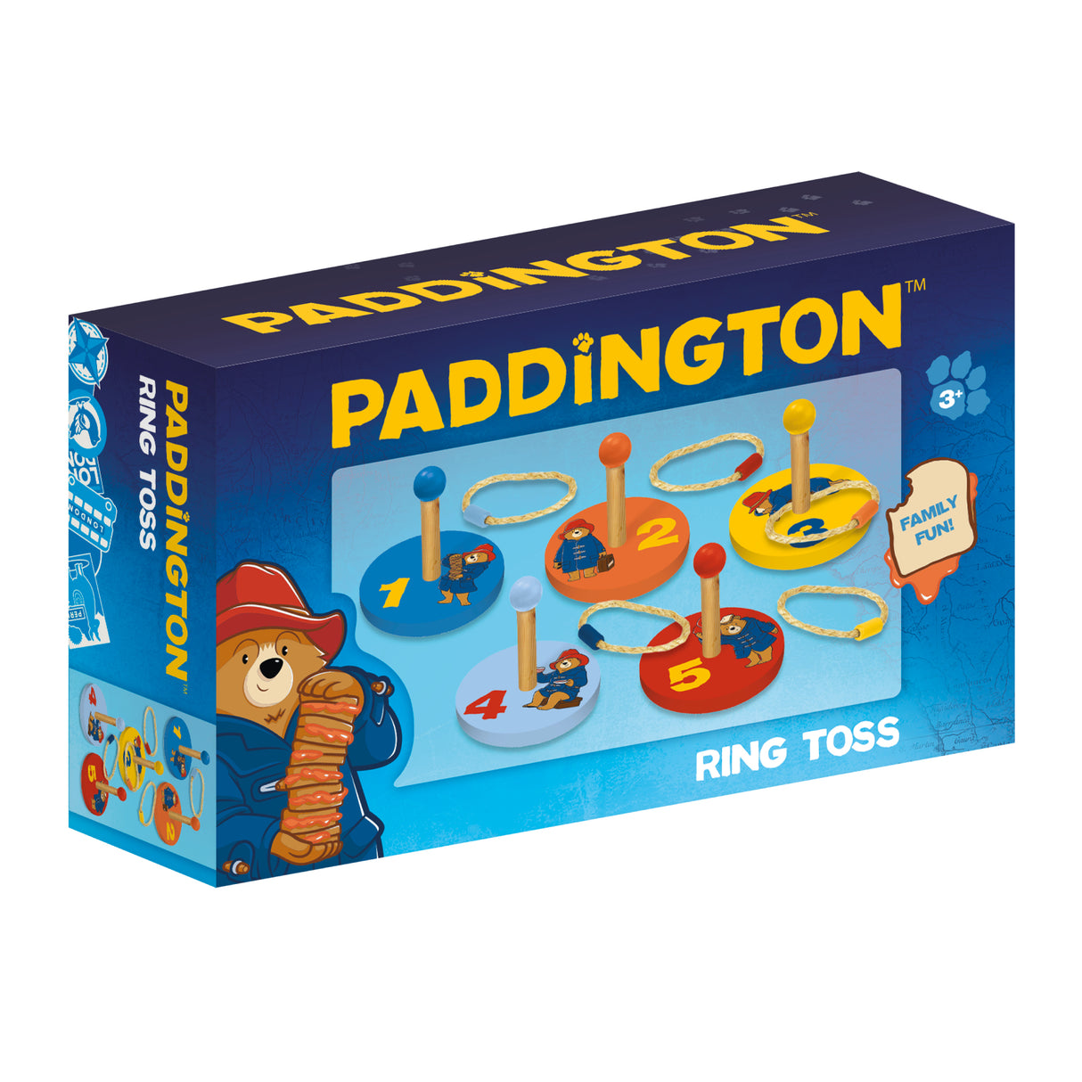 Paddington Children's Wooden Ring Toss Set