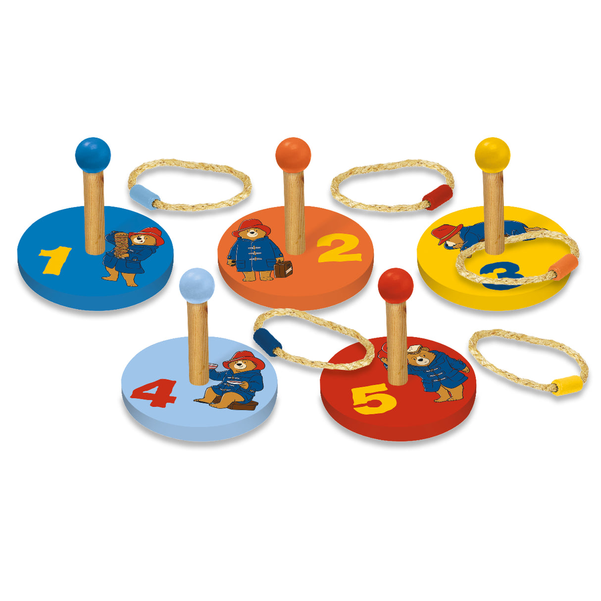 Paddington Children's Wooden Ring Toss Set