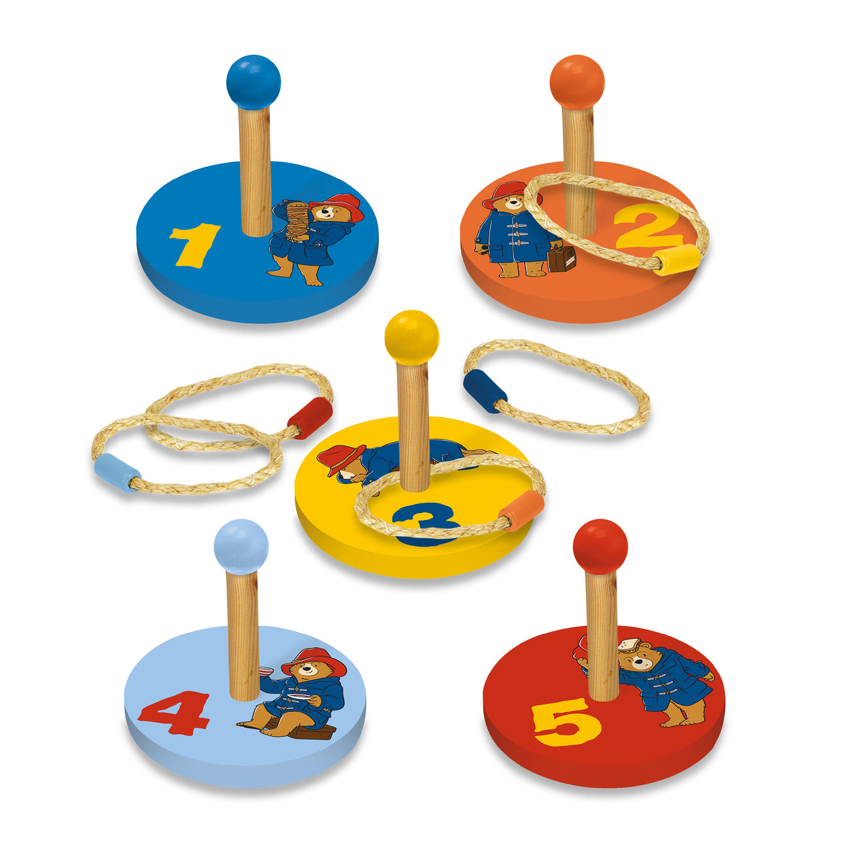 Paddington Children's Wooden Ring Toss Set