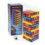 Paddington Tumble Tower Game - Wooden Set With Dice