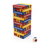 Paddington Tumble Tower Game - Wooden Set With Dice