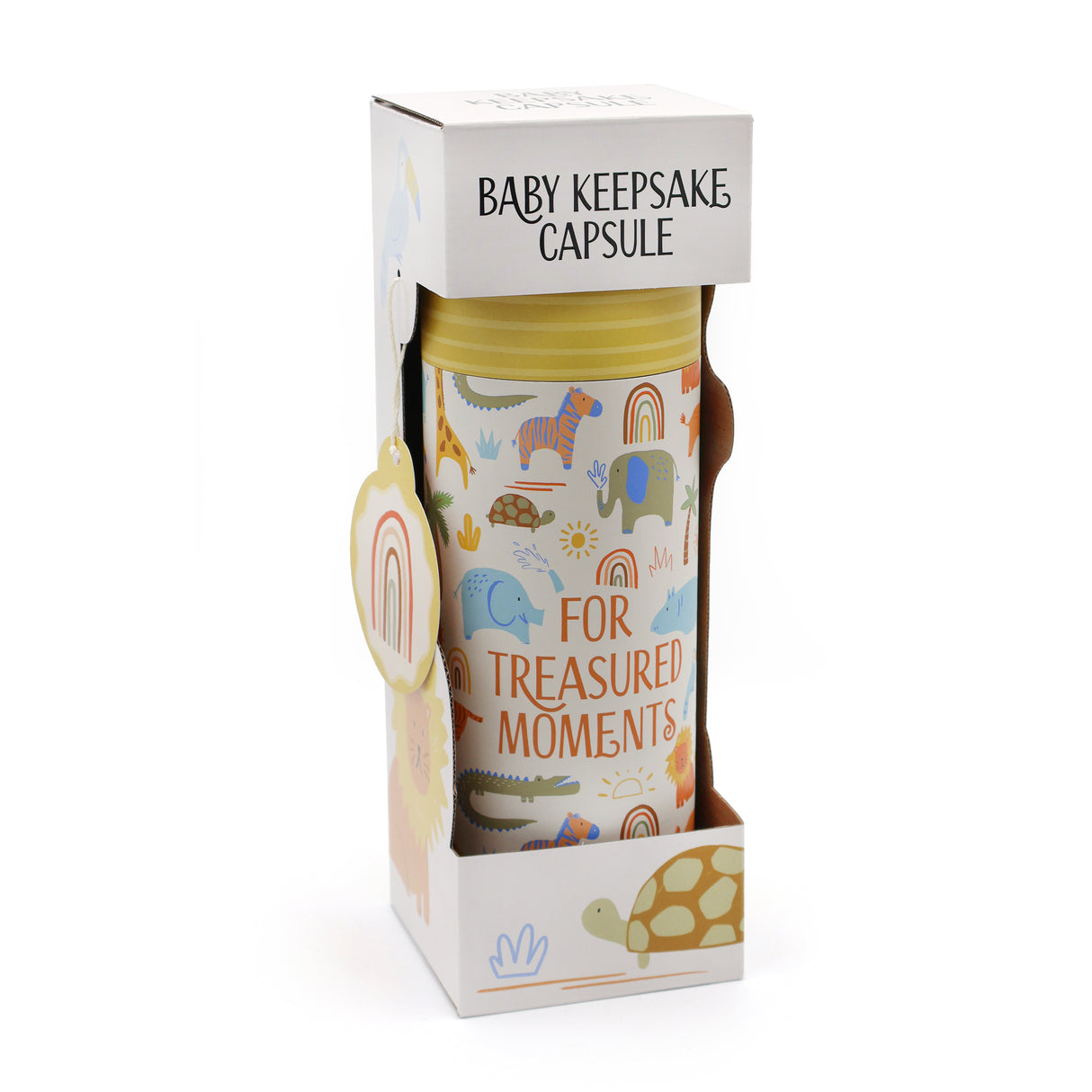 Lullaby Animals Baby Keepsake Capsule