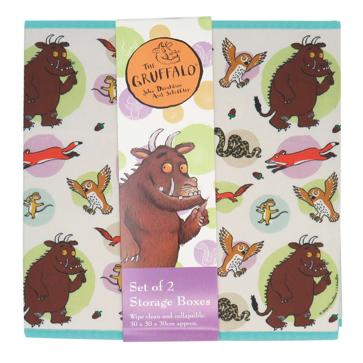 The Gruffalo Fabric Storage Cubes – Pack of Two