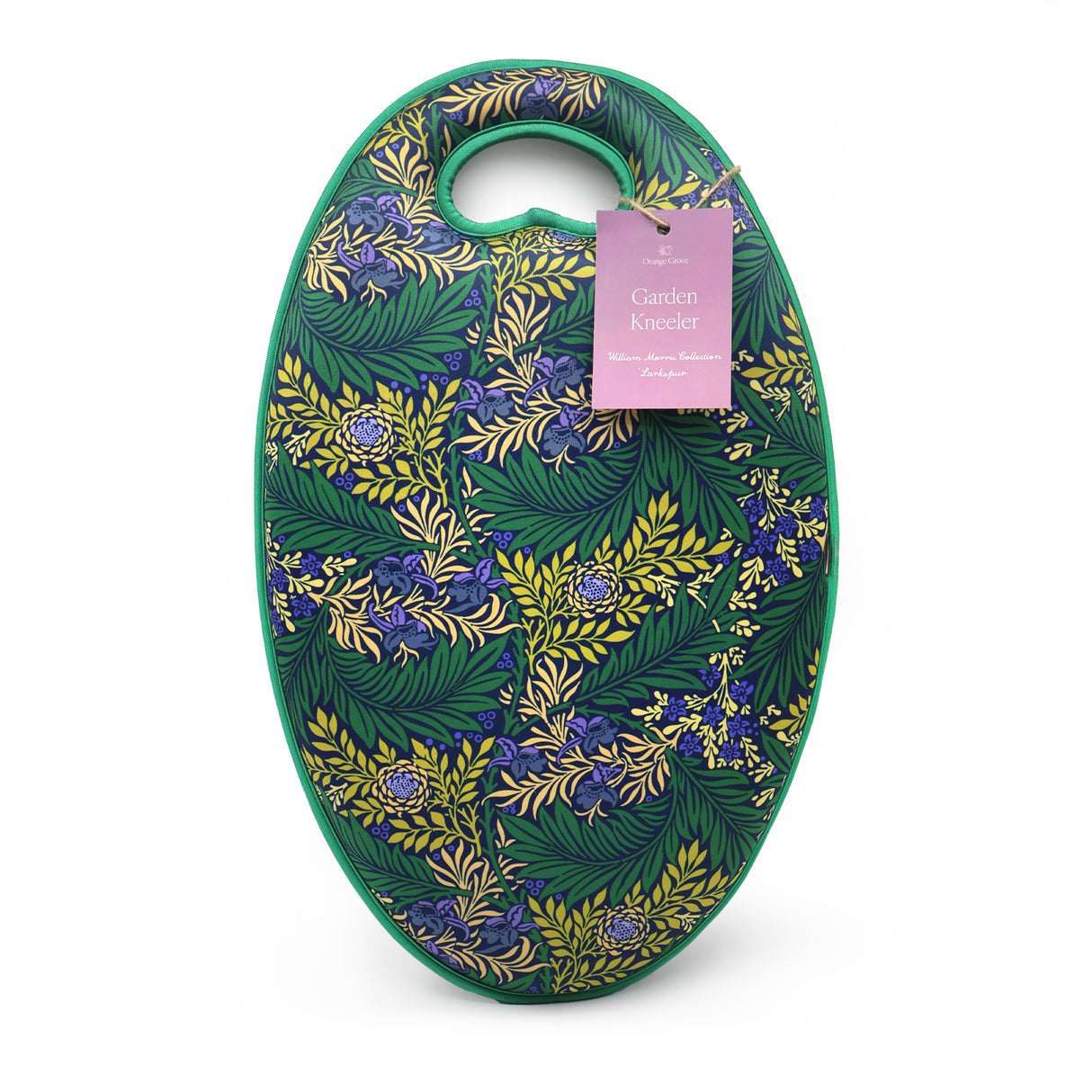 Orange Grove Garden Kneeler - William Morris Design - Padded Memory Foam